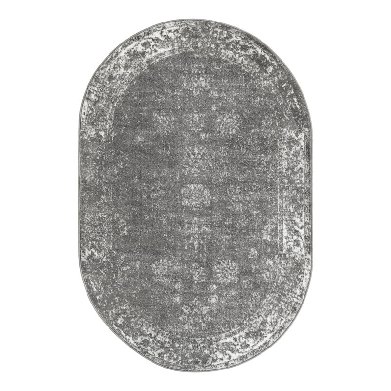 Mistana™ Brandt Performance Dark Gray Rug & Reviews Wayfair